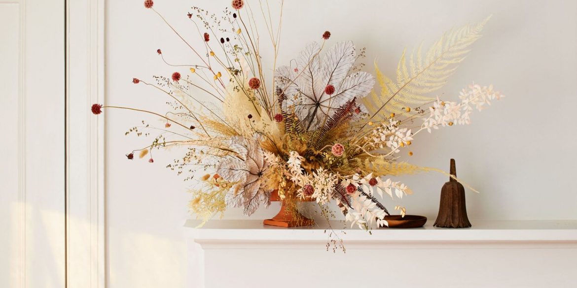 Mila Rose Dried Flower Arrangements, Get Natura Stylistic Theme For Your Home